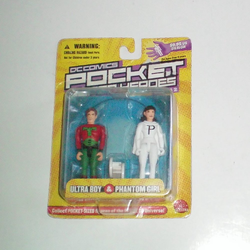 DC Comics Pocket Super Heroes 2 Ultra Boy & Phantom Girl NIP